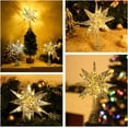 thumbnail image 5 of Árbol de Navidad de estrella dorada decoración de Navidad interior ER, 5 of 5