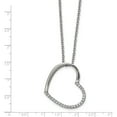 thumbnail image 2 of Stainless Steel Polished Cz Heart 20 Inch Necklace Made In China srn2716-20, 2 of 5