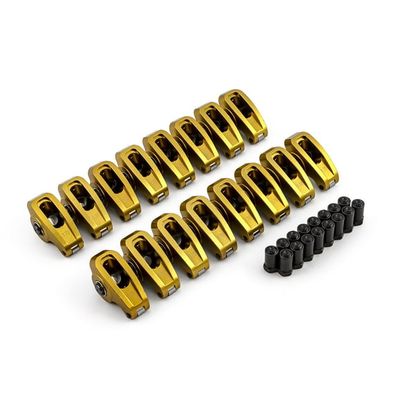 Speedmaster PCE261.1014.01 Compatible with Chevy BBC 454 1.7 Ratio 7/16" Aluminum Roller Rocker Arms Set