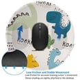 thumbnail image 4 of Disketp Childish Dinosaur Small Mouse Pad 7.9x7.9 Inches,Washable Round Mousepad For Office Laptop Computer,Non-Slip Rubber Base Mouse Pads For Wireless Mouse, 4 of 9