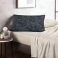 thumbnail image 5 of Plush Throw Pillow Covers, Golden Peonies Pillow Cases with Invisible Zipper, Breathable Microfiber Pillow Cases Standard Size for Sleeping Bedroom Sofa Living Room 20x30, 5 of 5