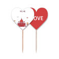thumbnail image 1 of Palillos de Dientes Unbranded Roma Italia Bandera Etiqueta de Amor Selección de Pastelitos, 1 of 4