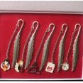 thumbnail image 1 of 2025 Conjunto de marcadores de túnicas mágicas de Harry Potter, Hermione y Ron, caja de pin, monedas de Hogwarts, insignia de metal, búho, Quidditch, juguetes de las Reliquias de la Muerte, 1 of 5