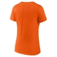 thumbnail image 3 of Women's Fanatics Orange Anaheim Ducks Primary Logo V-Neck T-Shirt, 3 of 3