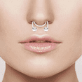 thumbnail image 3 of 20 Piercing Falso Nariz Nostril Acero Lab.G,  Multicolor, 3 of 5