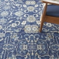 thumbnail image 6 of Nourison Grafix Persian Navy 8'6" x 12' Area Rug (9x12), 6 of 8
