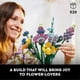 thumbnail image 5 of Wildflower Bouquet Set Artificial Flowers Building Blocks Mother's Day Birthday Gift, 5 of 5