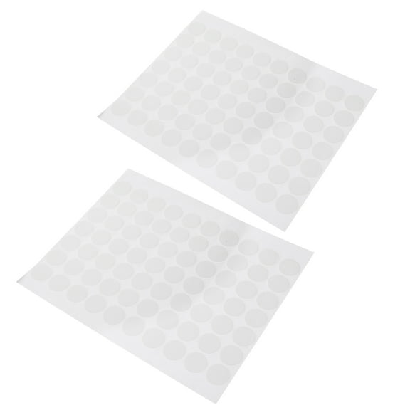 unbranded 2 Pcs Waterproof Glue Wall Adhesive Sealant Labels White