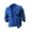 Blue, variant on SDNall Long Jacket for Men, Mens Long Sleeve, Mens Lapel Slimfit Solid Color Pocket Button Long Sleeve Jacket