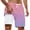 Pink, variant on IWRICH Men's Big and Tall Swimming Trunks with Compression Liner 2 in 1 Swim Shorts with Pockets Sky Blue XL