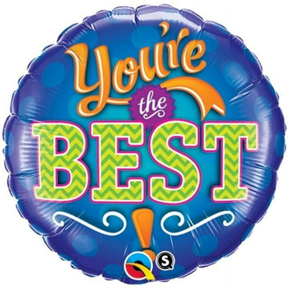 Loftus International Q1-1833 18 in. You re the Best Emblem Balloon