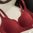 thumbnail image 6 of ALLLIST Seamless Womens Underwear Wireless Back Support Bras Red Plian Soft T-Shirt Women Lingerie Size M, 6 of 6