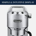 thumbnail image 4 of De'Longhi Dedica Arte 15-Bar, 2-Cup Metal Espresso Machine, 4 of 5