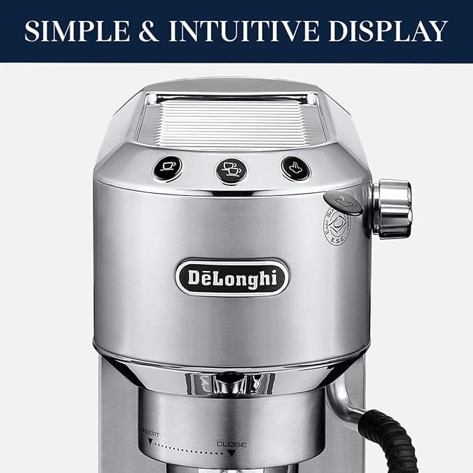 De'Longhi Dedica Arte 15-Bar, 2-Cup Metal Espresso Machine - Walmart.com De'Longhi Dedica Arte 15-Bar, 2-Cup Metal Espresso Machine - Walmart.com