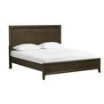 thumbnail image 3 of A-America Bryson Transitional Solid Mindi Hardwood Queen Panel Bed in Brown, 3 of 8