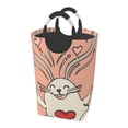 thumbnail image 1 of XMXY Bunny Funny Easter Rectangular Laundry Basket Organizer , Collapsible Folding Tall Clothes Hampers for Laundry with Handles, 1 of 6