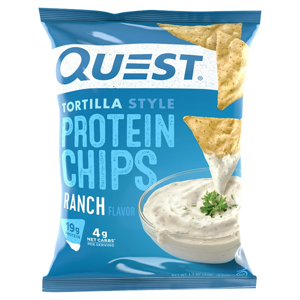 Quest Ranch Flavor Tortilla Style Protein Chips, 1.1 oz