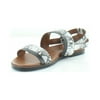 Naturalizer Kelsie Women's Sandals & Flip Flops White Snake Size 8.5 W
