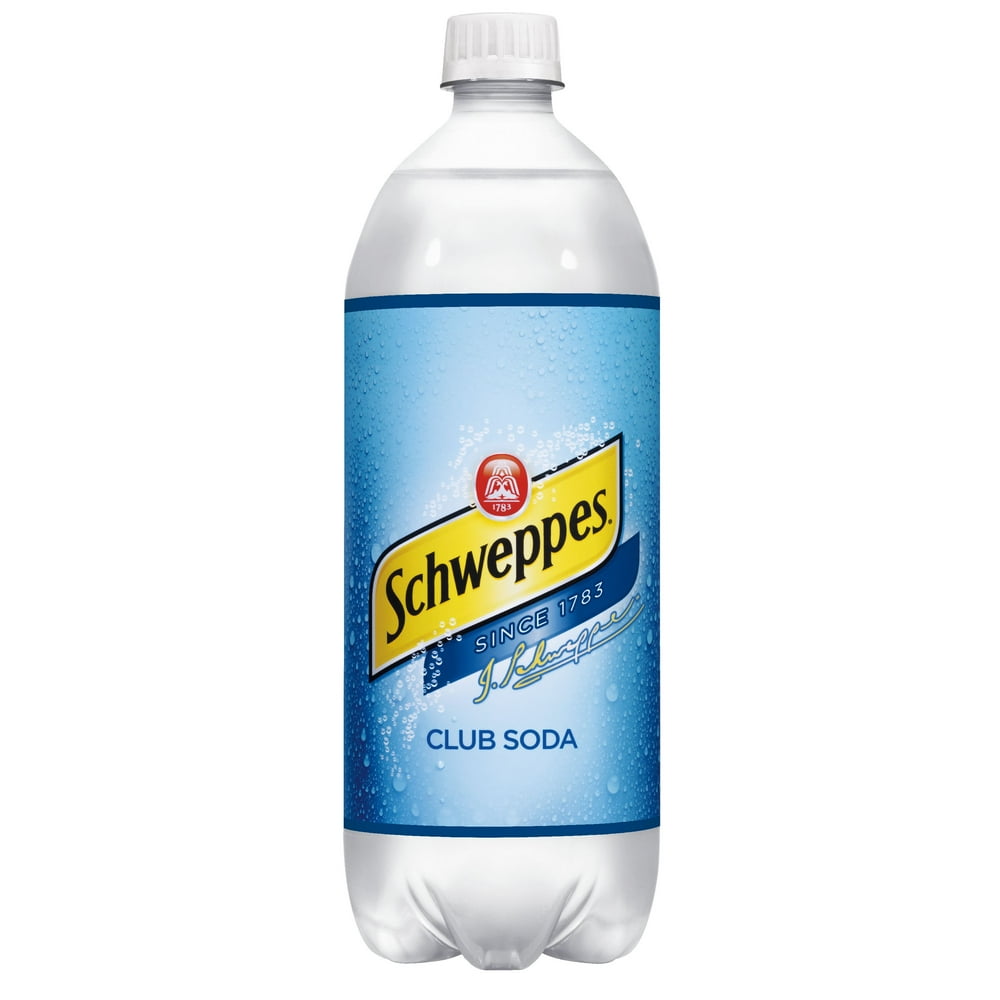 Schweppes Club Soda, 1 L