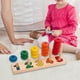 thumbnail image 5 of Wooden Number Block Toy Wooden Stacking Rings, Math Manipulatives Motor Skills Math Counting Bead for Addition, 5 of 5