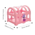 thumbnail image 4 of Miangastore Treasure Chest With Lock Plastic Keepsake Storage Box For Pirate Party Favors Lid For Classroom Home Use, 4 of 8