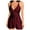Wine, variant on CHGBMOK Swim Dress for Women One Piece Tummy Control Swimsuit Ruched A Line Skirted Bathing Suits