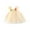 Beige, variant on Zwiiyzr 2024 Toddler Baby Girls Summer Dress Sweety Princess Birthday Party Gown Fly Sleeve Butterfly Tutu Tulle Dress Beige-3 Months