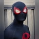 thumbnail image 2 of El más nuevo disfraz de Spiderman de Anime, disfraz de COSPLAY de Miles Morales, estampado 3D en el versículo, mono Zentai de superhéroe para Halloween, 2 of 4
