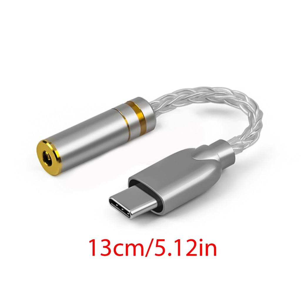 USB Type C to 3.5mm/2.5mm/4.4mm Sound Interfaces ALC5686 HiFi Headphone Amplifiers Digital Decoding Earphone Converter