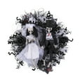 thumbnail image 2 of Halloween Decorations Halloween Skeleton Bride And Groom Mesh Garland Artificial Flower Ghost Rattan Pendant Horror Decoration for Front Door and Wall Decor, 2 of 3