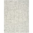 thumbnail image 2 of Nourison Modern Shag 5'3" x 7' Ivory Grey Modern Indoor Rug, 2 of 9