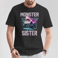thumbnail image 5 of Shark Monster Truck Sister Monster Truck Are My Jam Truck TShirt, 5 of 6