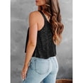 thumbnail image 4 of Camiseta sin mangas de fiesta con lentejuelas, camiseta sin mangas con lentejuelas brillantes para mujer Camiseta sin mangas con lentejuelas Camiseta sin mangas con lentejuelas de mayor durabilidad, 4 of 6
