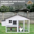 thumbnail image 2 of Poulet pour 4-6 Poulets - Poulailler en Bois - Grandes Boîtes de Nidification pour Poulets - Poulailler à Plusieurs Niveaux avec Toit Étanche - Accessoire de Cage Adapté aux Lapins, Oiseaux, Coq, Canard, 2 of 6