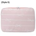 thumbnail image 3 of Estuche Transporte para Computadora Portátil Bolso Acolchado 15 Pulgadas Con Lindo Lazo Mujeres Y Niñas () Rosa, 3 of 9