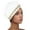 White, variant on Fgnfyis Women Hat Ruffle Cancer Chemo Turban Wrap Cap Scarf Shawl Bomber Hats Green