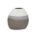thumbnail image 1 of Sagebrook Home Vase en Céramique 9,25", Gris Multi, 1 of 1