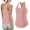 03-Pink, variant on Husipze Workout Tank Tops for Women Loose Fit Athletic Racerback Sports Tank Tops Sleeveless Running Shirts Pink M