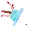 thumbnail image 4 of BRIGHTFUFU Adorable sombrero de fiesta de feliz cumpleaños para mascota, gato, perro, con pastel y 5 velas coloridas, accesorio para disfraz de Cosplay, tocado (azul), 4 of 8