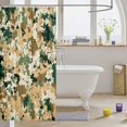 thumbnail image 3 of Manfei Minimalst Camouflage Shower Curtain 72Wx84L, Countryside Camo Bathroom Shower Curtain, Sage Green, 3 of 5