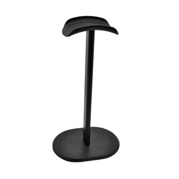 Soporte para auriculares de escritorio para juegos, soporte para auriculares, apto para mesas de juegos de escritorio y auriculares. Negro