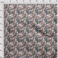 thumbnail image 4 of oneOone Velvet Dusty Green Fabric Floral Fabric For Sewing Printed Craft Fabric By The Yard 58 Inch Wide, 4 of 4