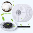 thumbnail image 2 of Cat Fountain 6 Water Filter Replacement Filter, Replacement Filter for Flower Fountains Diameter 12.5CM (Pack of 6), 2 of 5