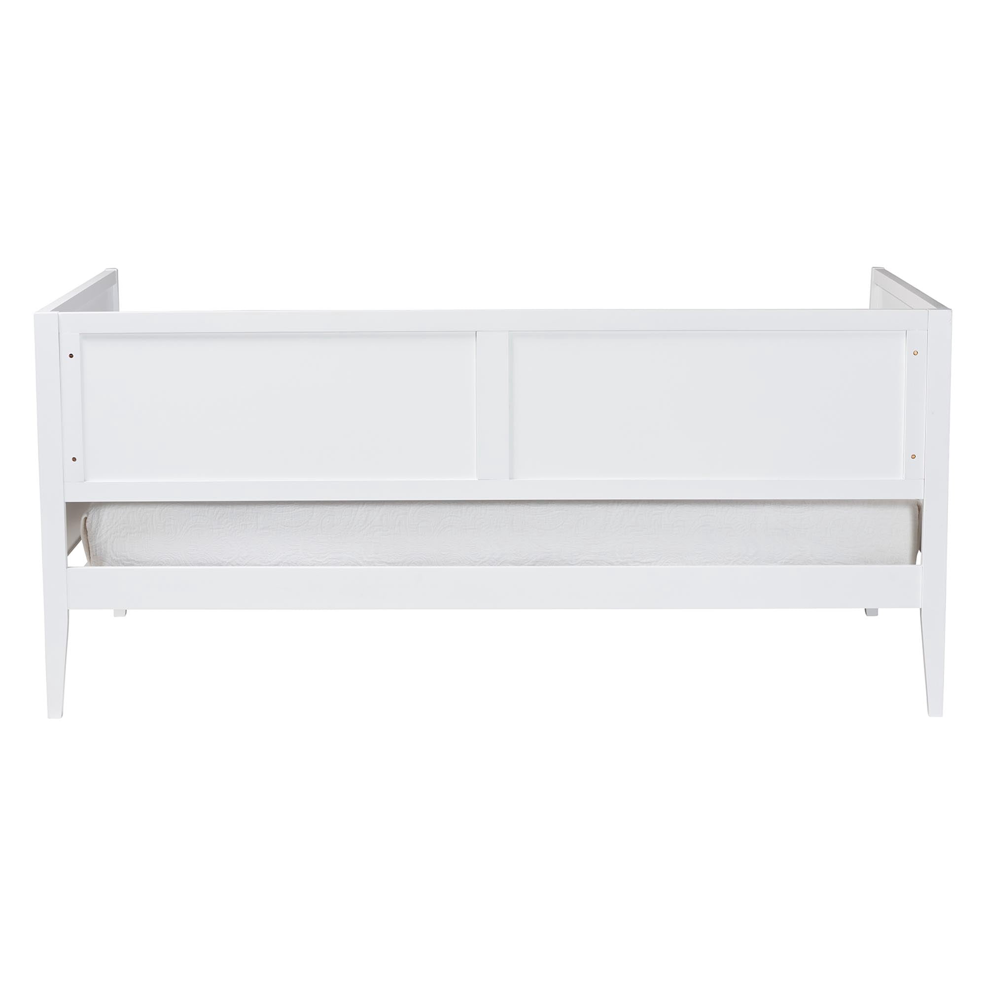 Baxton Studio Lara Modern Daybed, Twin, White