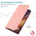 thumbnail image 3 of SaniMore Wallet Case for Samsung Galaxy S23 Ultra 6.8" 2023, Magnetic Folio PU Leather Cover Bracket Card Slots Cash Pocket All-around Protective Shockproof Anti-fall Business Shell, Rosegold, 3 of 9
