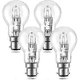 thumbnail image 1 of 4-Pack 100W B22 Bayonet Halogen Bulbs, B22 A55 Halogen Light Bulbs Dimmable Warm White 2700K, 862lm, 1 of 4