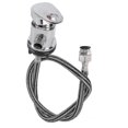 thumbnail image 3 of Chrome Caravan Motorhome Campervan Shower Mixer Tap Outlet 1/2 With 1500mm Push Fit For Tails, 3 of 4