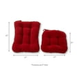 thumbnail image 4 of Greendale Home Fashions Hyatt Scarlet 2-Piece Rocking Chair Cushion Set, 4 of 4