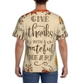 thumbnail image 2 of Rocae Thanksgiving With A Grateful Heart for Men's Moisture-Wicking Crew Tee - T-Shirt for Sports, Outdoor Activities, and Casual WearSmall, 2 of 9