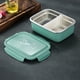 thumbnail image 4 of Recipientes de acero inoxidable Caja Bento sin BPA a prueba de fugas (550ml Verde) Ndcxsfigh Nuevos Originales, 4 of 7
